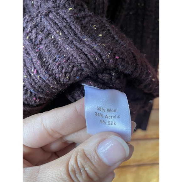 Caslon Fall Button Down Cardigan Wool Blend Size M - Picture 4 of 6